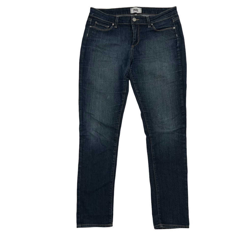 PAIGE Skyline Skinny Deep Indigo Jeans Size 31 Women’s